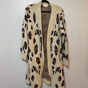 Leopard Print Cardigan